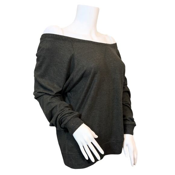 #T70 Nation LTD Raglan Off the Shoulder Sweater SZ M $98 - Picture 9 of 11